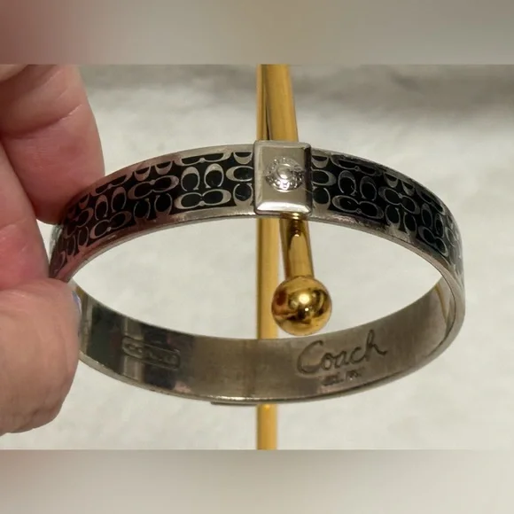 Coach Elegant Silver and Black Bracelet - Picture 6 of 8